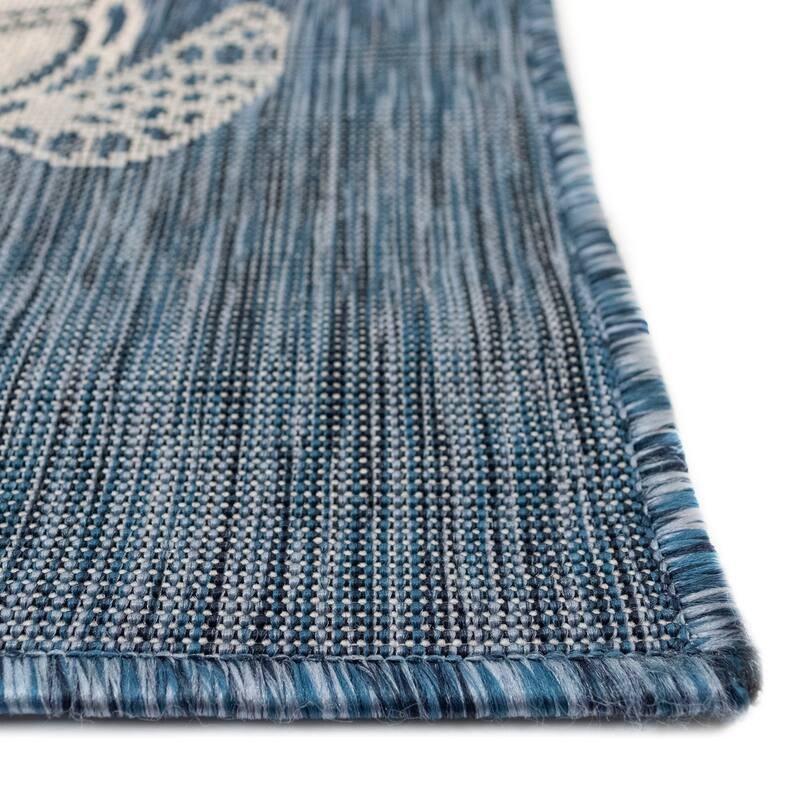 Liora Manne Carmel Collection Sea Turtles Indoor/ Outdoor Area Rug