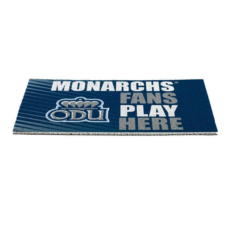 28 in. x 16 in. Old Dominion University "Fans Play Here" PVC Door Mat