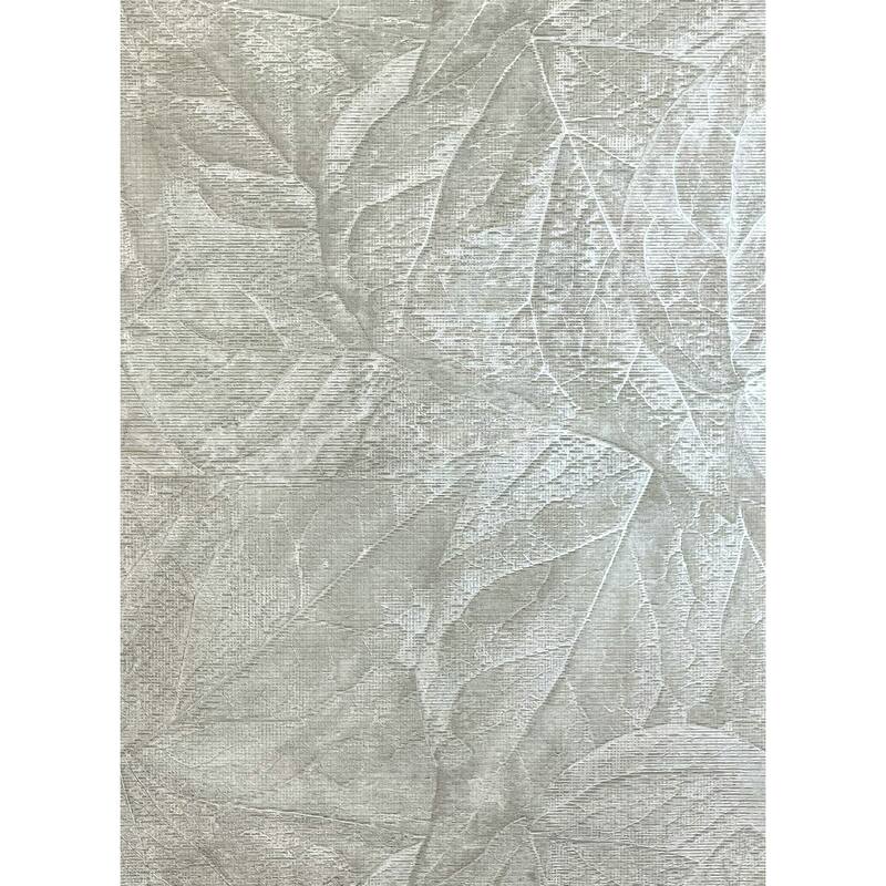 Fine Decor Aspen Sterling Leaf Wallpaper