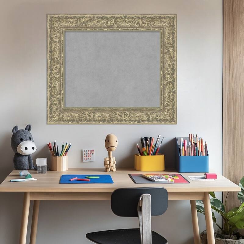 Amanti Art Luxe Antique Silver Framed