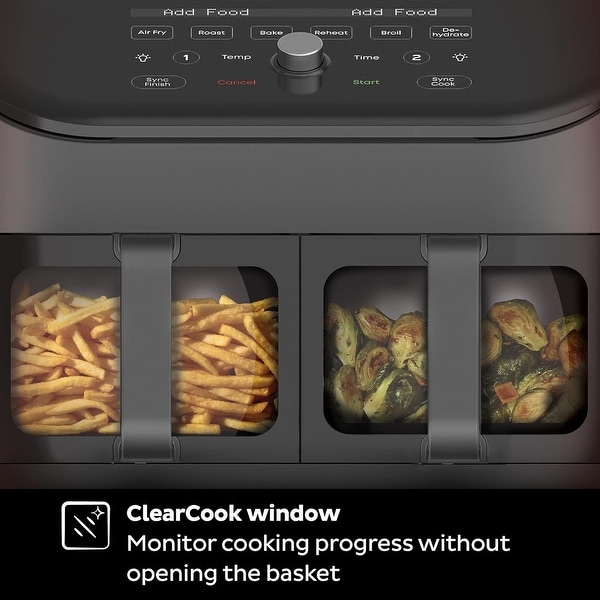 Instant Pot Vortex Plus XL 8-quart Dual Basket Air Fryer Oven