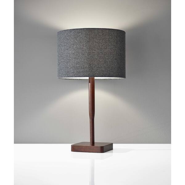 Cozy Cabin Walnut Wood Finish Table Lamp Cozy Cabin Walnut Wood Finish Table Lamp