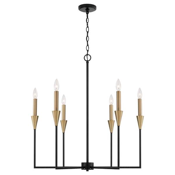 slide 2 of 5, Avant 6-Light Chandelier - 29"W x 30.50"H