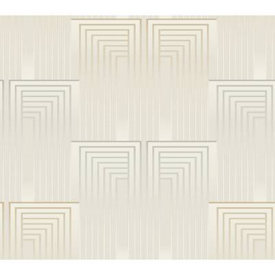 Candice Olson Vanishing Silver and Gold Peel and Stick Wallpaper