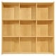 preview thumbnail 3 of 3, Contender 9 Section Cubby Organizers, Montessori Shelves for Mobile Storage Cabinet for Toys, Craft Supplies - 46.75-Inch Height