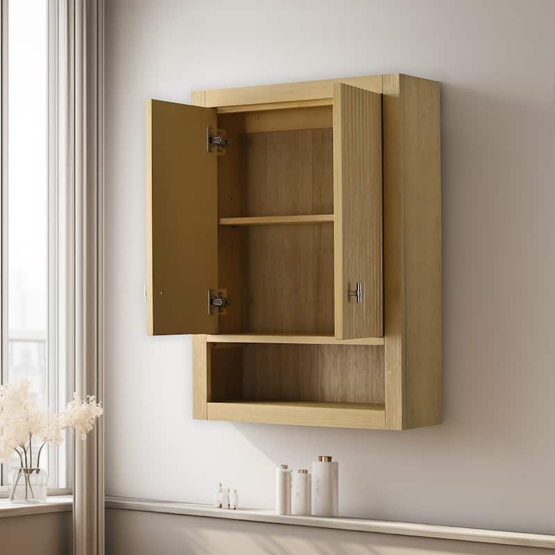 Vanity Art 24 "Wall Mounted Bathroom Storage Cabinet with Soft Close Doors