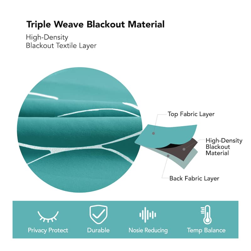 Deconovo Silver Line 42 Width Curtain Panel Pair (2 Panel)