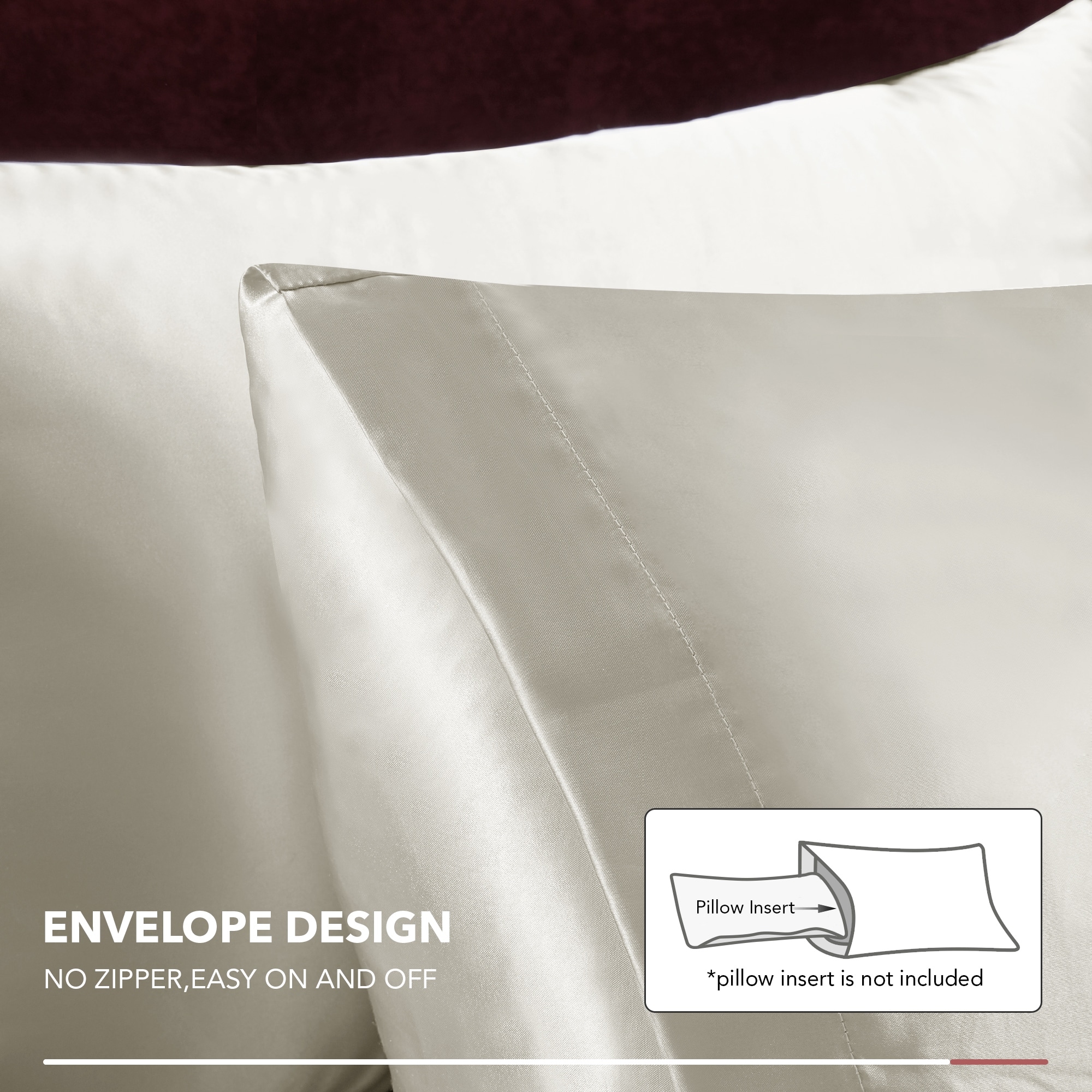 Satin pillowcases at bed bath and beyond sales