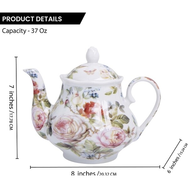 European Style Ceramic Teapot Coffee Pot Water Pot Porcelain