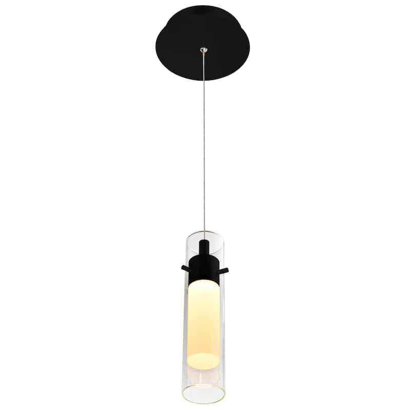 Olinda Integrated LED 5in Black Mini Pendant