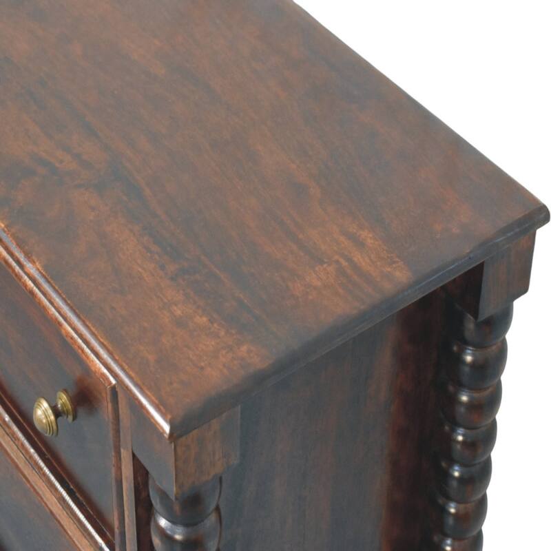 Artisan Furniture Solid Wood Barclay 3 Drawer Chest Brown