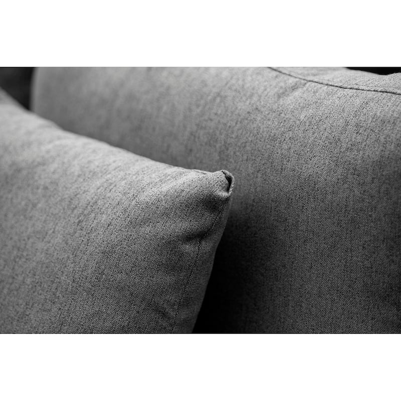 Classic and Cozy L-shape Pull-out Sleeper Sectional Sofa