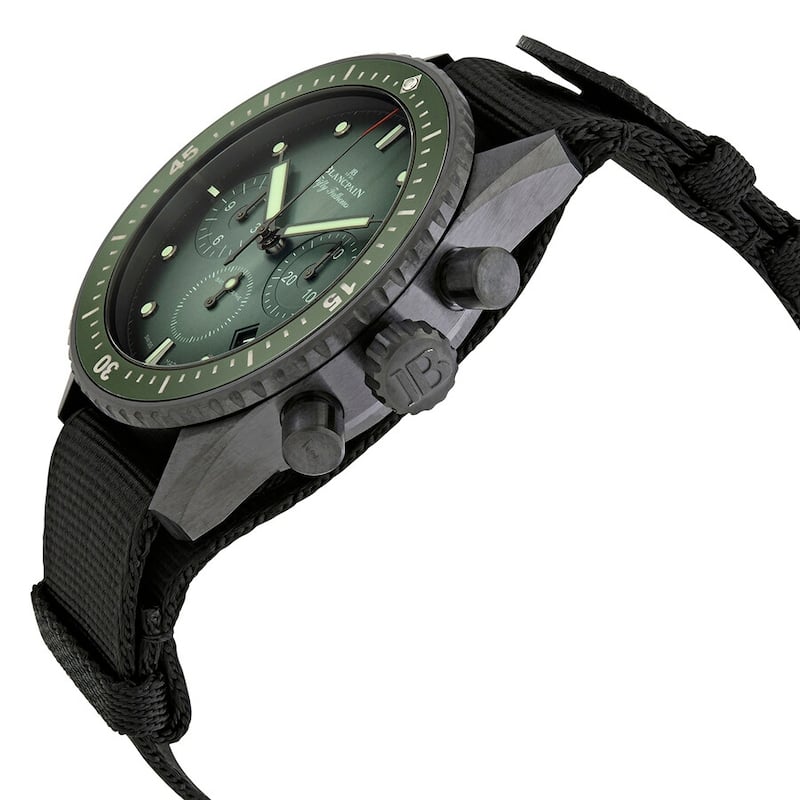 Blancpain Fifty Fathoms Chronogragh Men's Watch - Green Black - 43mm