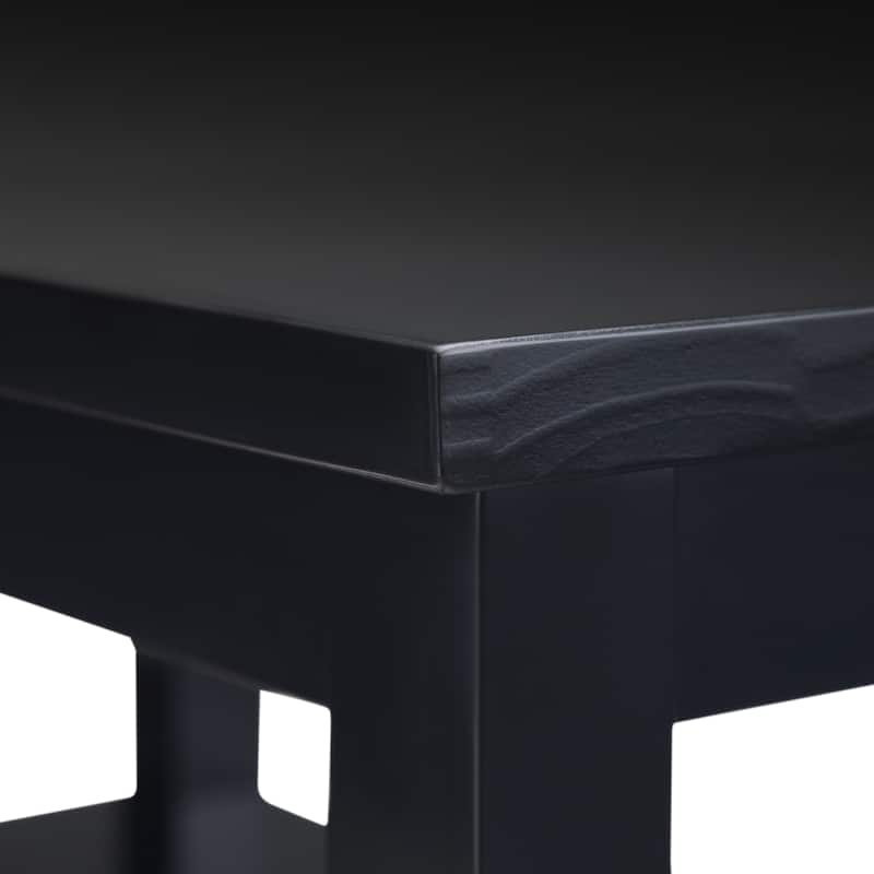 WYNDENHALL Norfolk SOLID WOOD 14 inch Wide Rectangle Transitional Narrow Side Table - 14 Inches wide