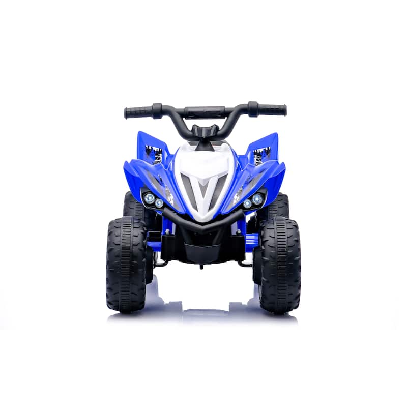 Ride-On Car Electric Vehicle with LED Lights, Toddler Vehicle Battery Powered Electric Car Engineering Car - Blue