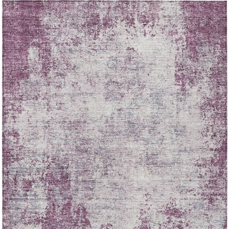 HomeRoots Abstract Transitional Rectangle Outdoor Rug