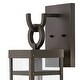preview thumbnail 3 of 4, Hinkley Porter Collection One Light 5W Med. LED Outdoor Small Wall Mount Lantern, Oil Rubbed Bronze