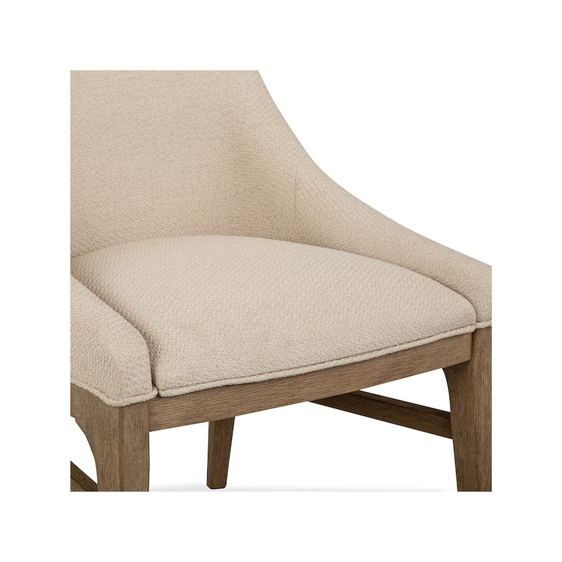 Magnussen Home Tristan Swiss Coffee Upholstered Arm Chair Two Pack - 25.13''W x 26.84''D x 38''H
