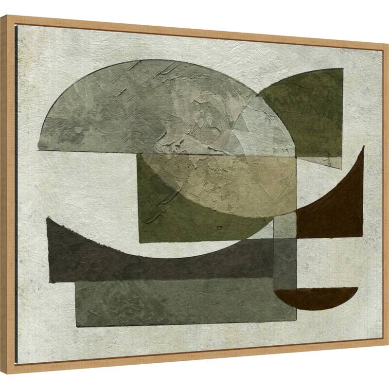 Shaped by Dan Hobday (30 x 23 in.), Framed Canvas Wall Art Print
