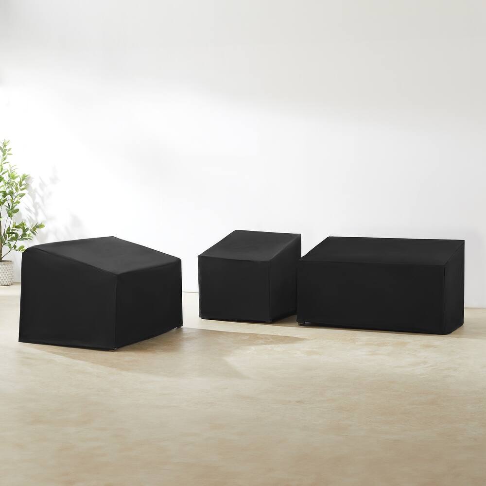 Crosley 3Pc Outdoor Sectional Furniture Cover Set