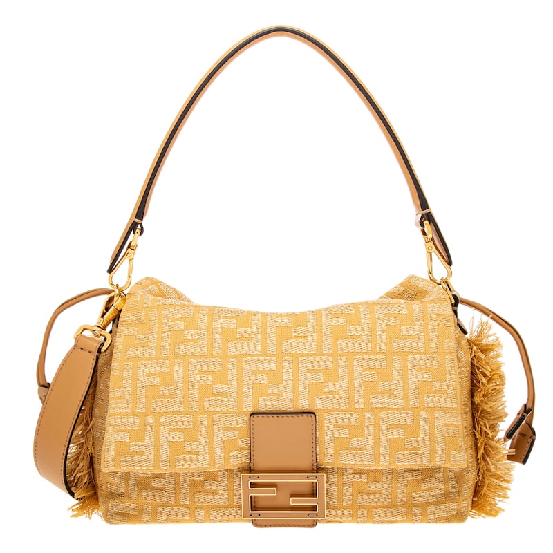 Fendi Mamma Baguette Medium - Beige