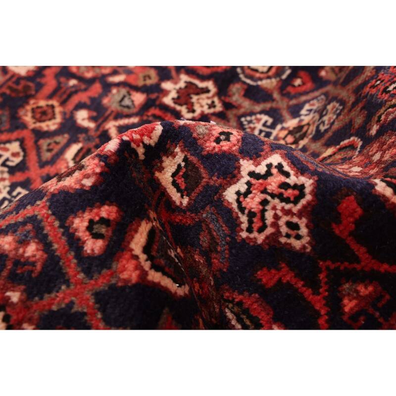 ECARPETGALLERY Hand-knotted Andelz Dark Navy Wool Rug - 3'8 x 10'8