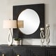 preview thumbnail 3 of 4, Uttermost Ember Black Square Mirror - 42'' H X 42'' W X 2'' D