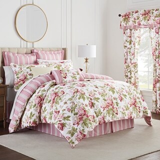 Waverly Forever Peony 4pc Comforter Set