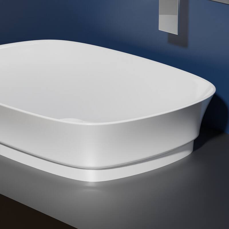 WS Bath Collections Mood ID 60.43 Mood 23-5/8" Rectangular Ceramic