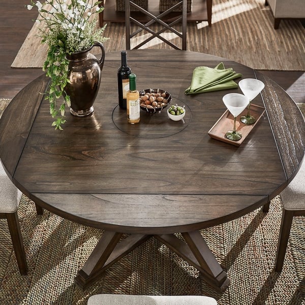 Shop Garrison Espresso Convertible Dining Set By Inspire Q Modern