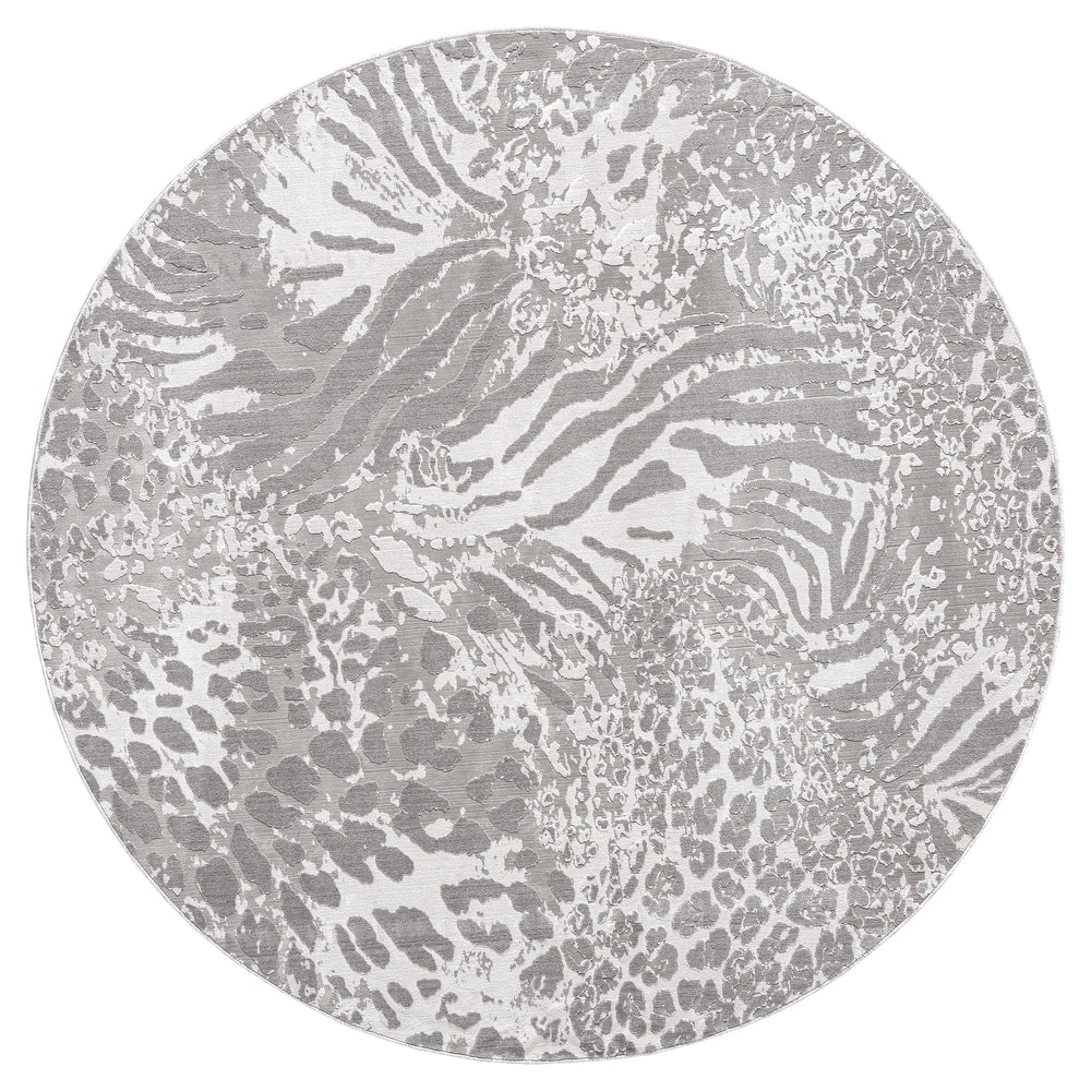 N Natori Serengeti Safari Neutrals Area Rug