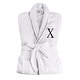 preview thumbnail 58 of 63, Superior 100% Cotton Embroidered Adult Unisex Luxury Bathrobe Large-Extra Large - Letter X