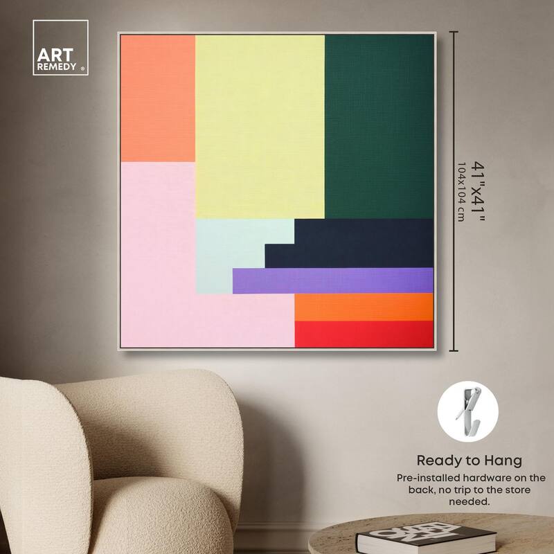 Rectilinear Rhapsody II Canvas by Art Remedy