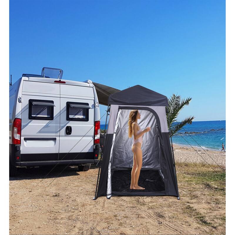 Instant Pop-Up Privacy Tent, Oversize Outdoor Shower, Changing, and Toilet Enclosure