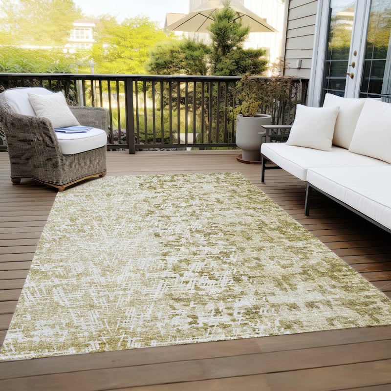 Machine Washable Indoor/ Outdoor Chantille Boho Morrocan Rug