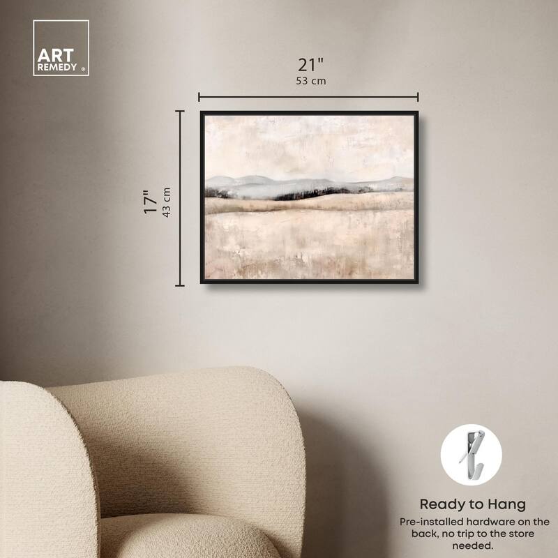 Distant Hills I Canvas by Art Remedy