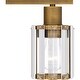 preview thumbnail 2 of 6, Isla 4-Light Weathered Brass Vanity Light|Metallic