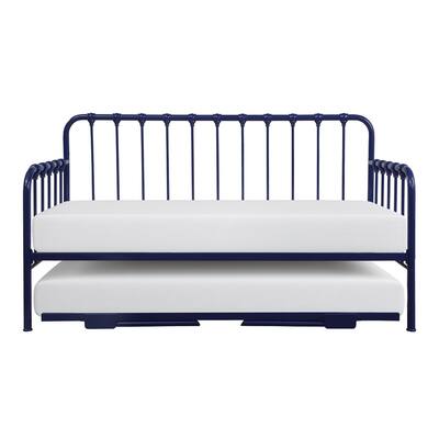 Eury Open Frame Metal Daybed with Lift-Up Trundle