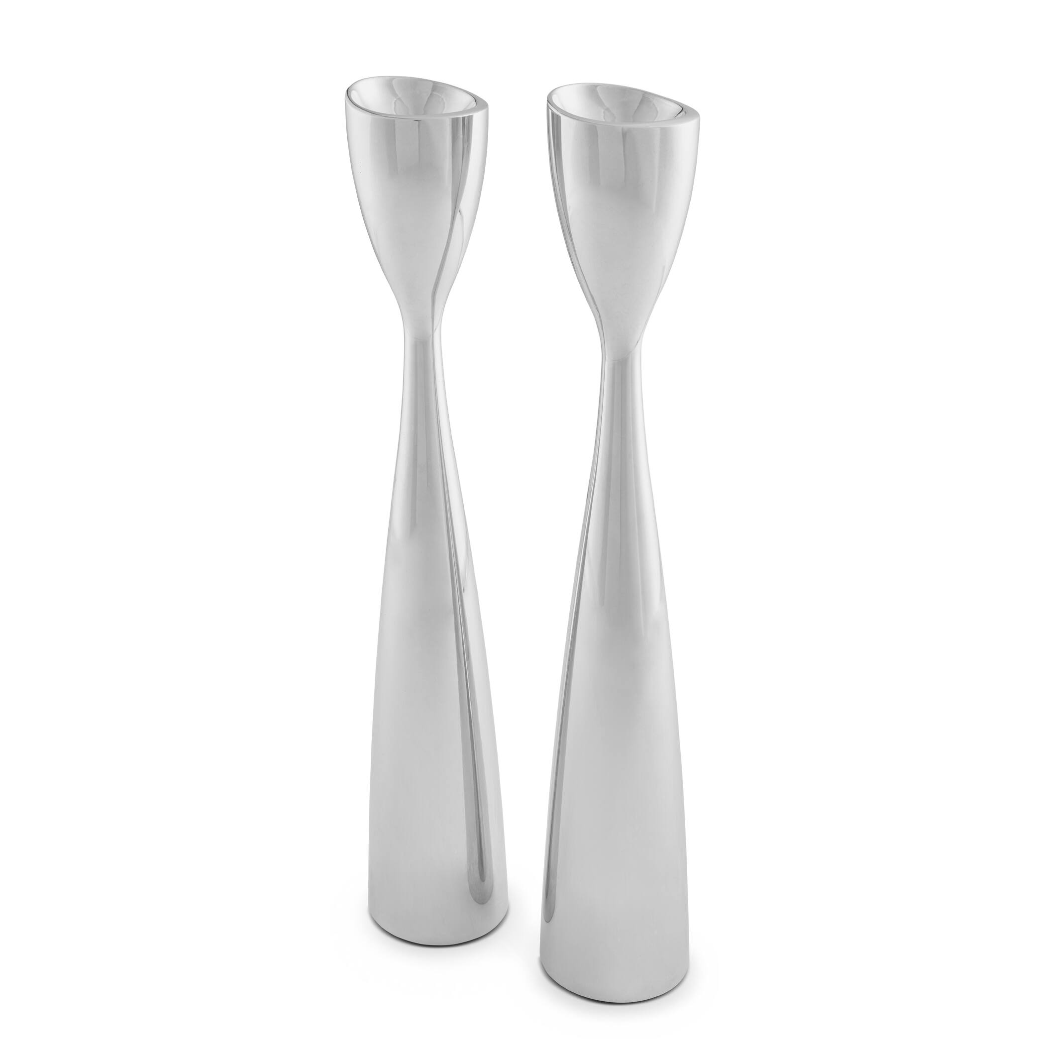 Nambe Vida Candlesticks Pair 11" H Bed Bath & Beyond 39091276