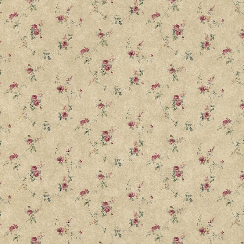 Salinas Laura'S Trail 20.5 In X 33 Ft Washable Wallpaper - Beige