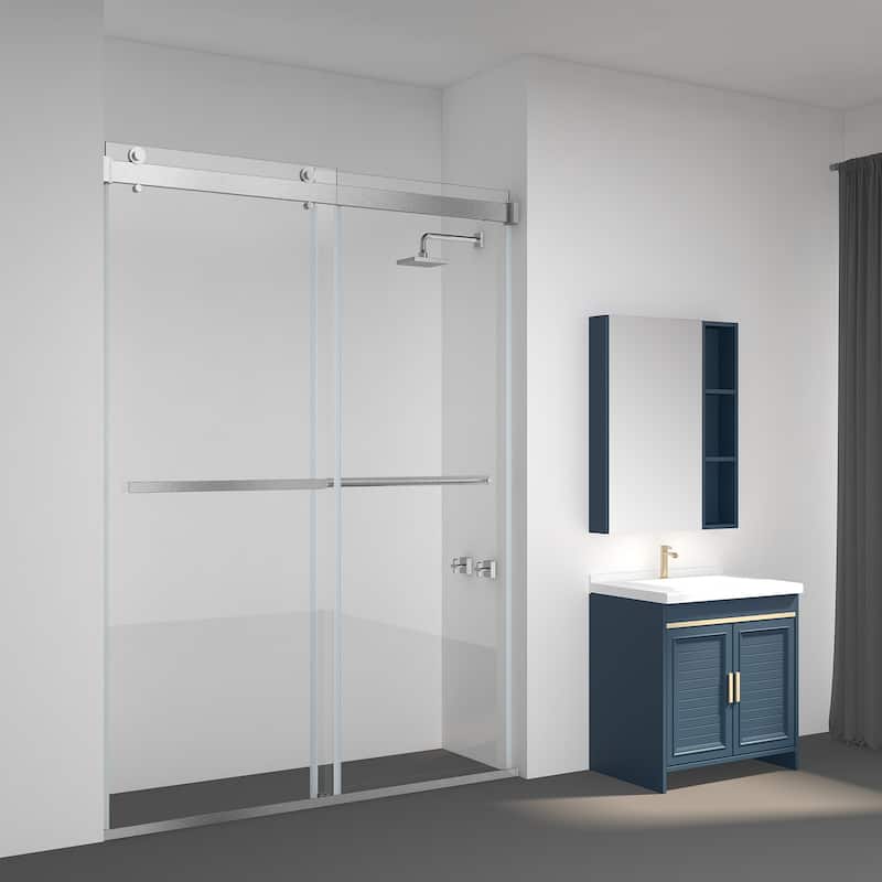 Miseno MSD-SPEZ-5676-BP Spezia 76" High x 56" Wide Bypass Frameless