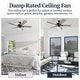 preview thumbnail 7 of 30, Copper Grove Strang Indoor/ Outdoor Ceiling Fan - 52-inch