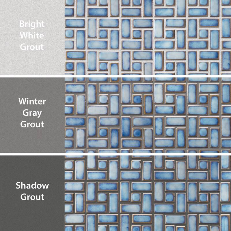 Merola Tile Hudson Spiral Marine 12-5/8" x 12-5/8" Porcelain Mosaic Floor and Wall Tile