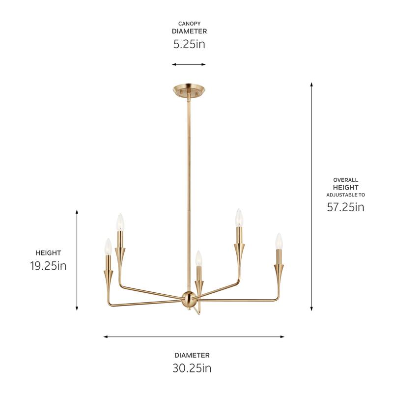 Kichler Lighting Alvaro Candle Chandelier