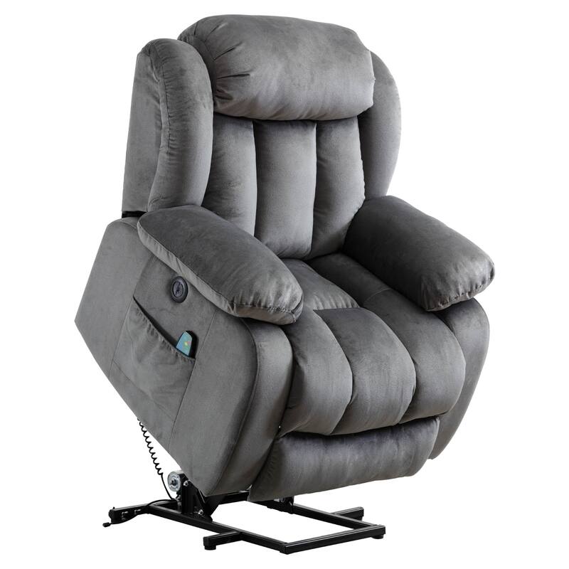 Power Massage Lift Recliner Chair with Heat & Vibration Bed Bath