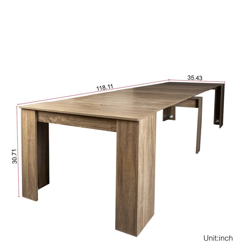 Multifunctional Extendable Console Table