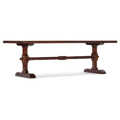 Hooker Furniture 6750-80210 Charleston 56" Wide Wood Top Walnut and