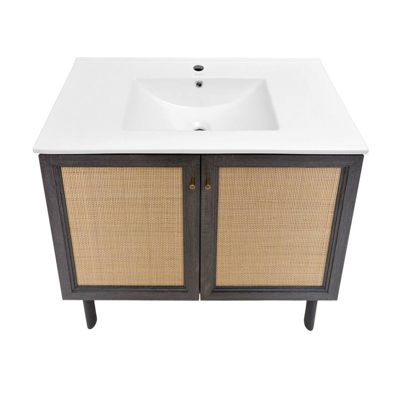 Classe Bathroom Vanity in Oak