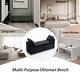 preview thumbnail 49 of 48, Storage Bench for Bedroom, 60" End of Bed Bench for King Size Bed Modern Upholstered Long Bench with Tufted Arm