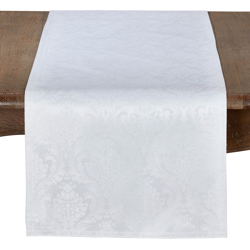 Table Runner With Damask Design
